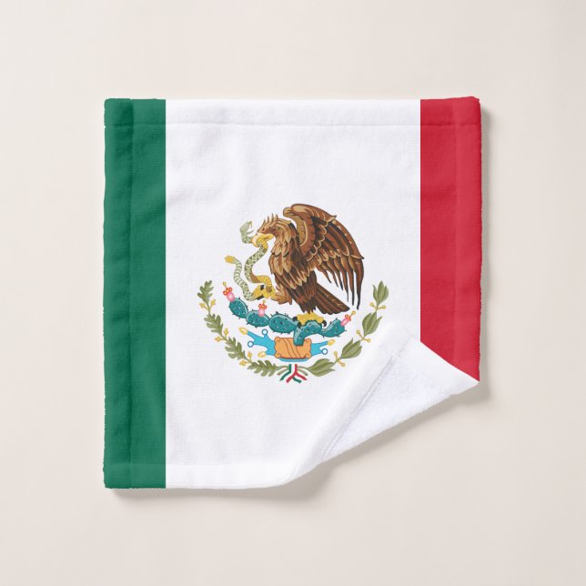 Drapeau mexicain - Drapeau mexicain (Gant de toilette)
