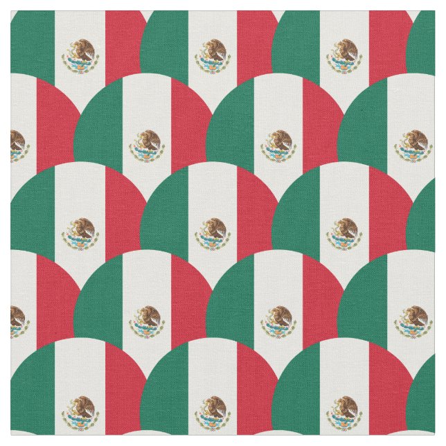 Drapeau mexicain et tissu tendance mexicain (Fermer)