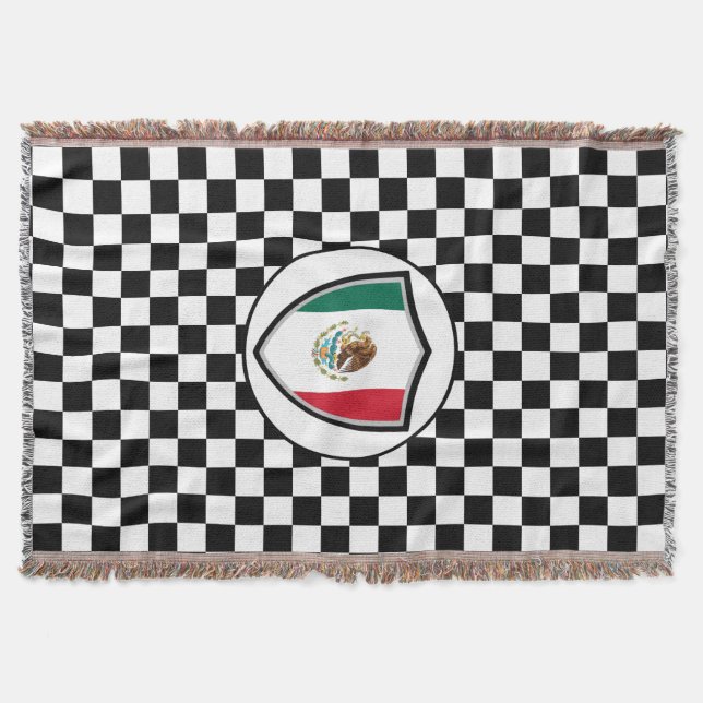 Drapeau mexicain jetez une couverture (Devant)