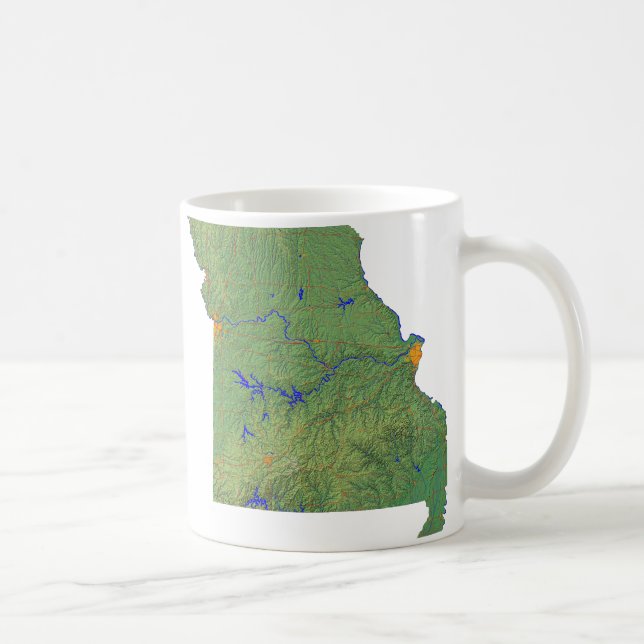 Drapeau Missourian + Mug Carte (Droite)