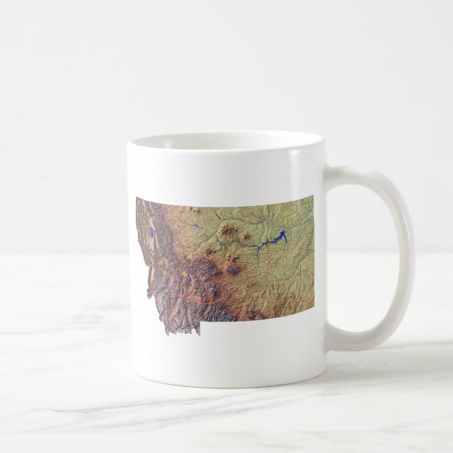 Drapeau Montanan + Mug Carte (Droite)