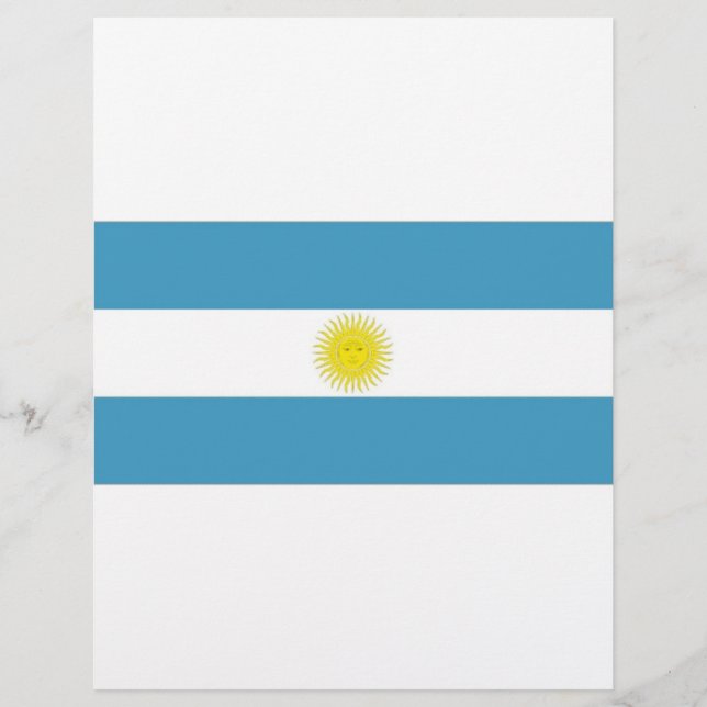 Drapeau national de l'Argentine (Devant)