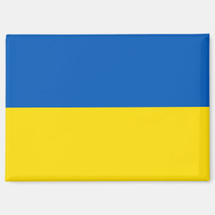 Drapeau national de l'Ukraine aimant rectangle