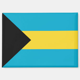 Drapeau national des Bahamas aimant rectangle