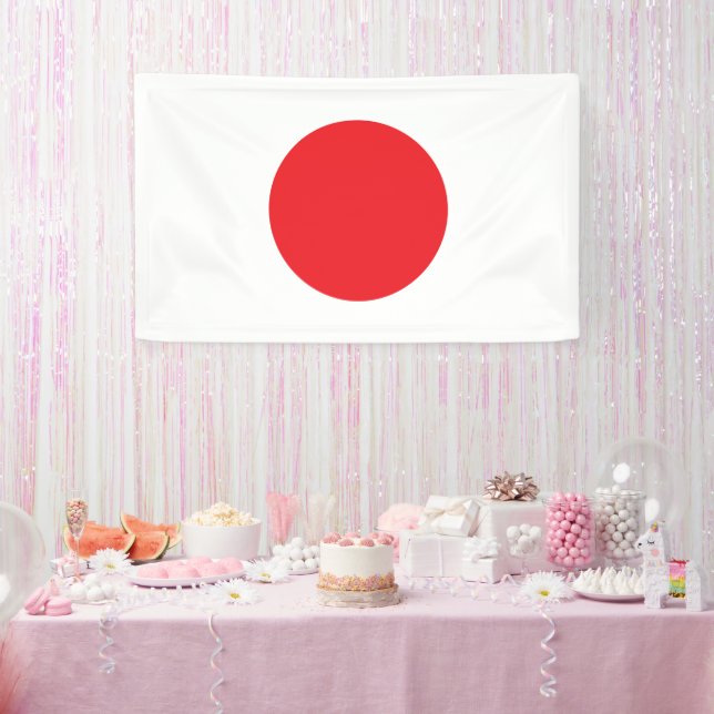 Drapeau national du Japon - Bannière murale rectan (Fête)