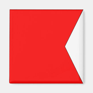 Drapeau nautique "B" Bravo Magnet