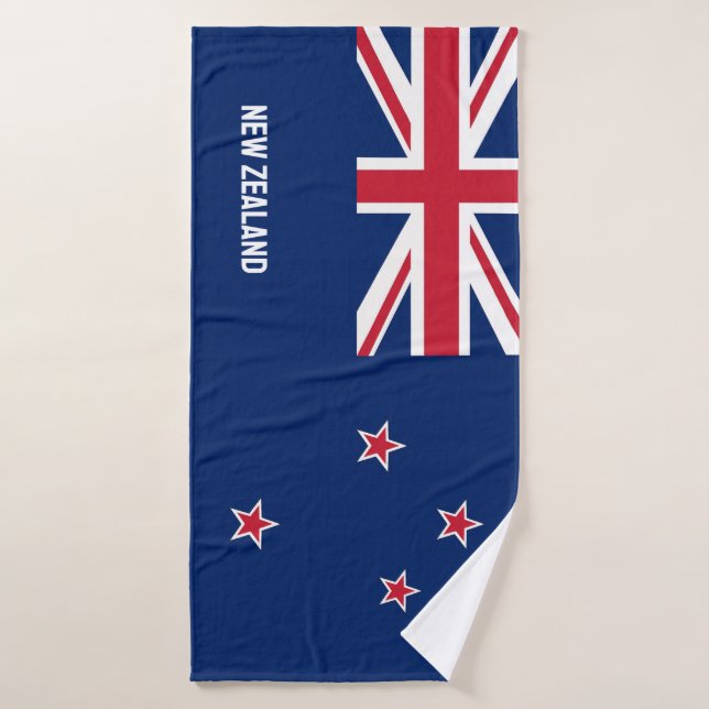 Drapeau néo-zélandais (Serviette de bain)