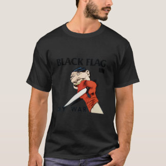 Drapeau noir Mon T-shirt Guerre