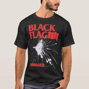 Drapeau noir - T-shirt Premium endommagé
