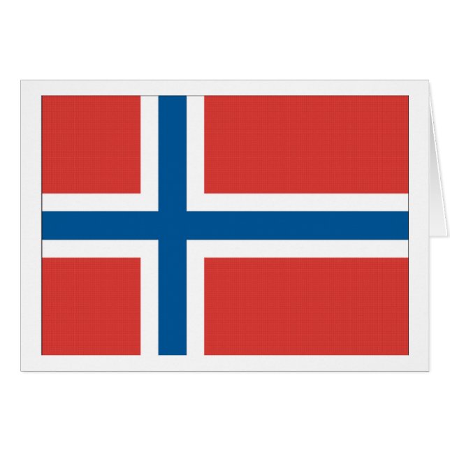 Drapeau norvégien (Devant horizontal)