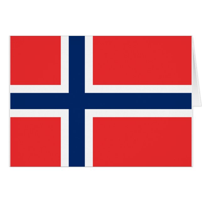 Drapeau norvégien (Devant horizontal)
