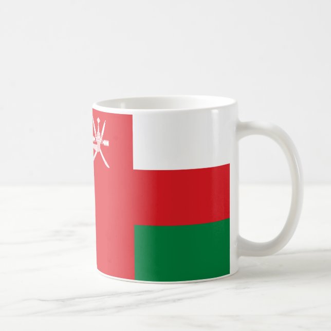 Drapeau Omani Céramique café Mug (Droite)