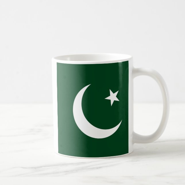 Drapeau pakistanais Céramique café Mug (Droite)