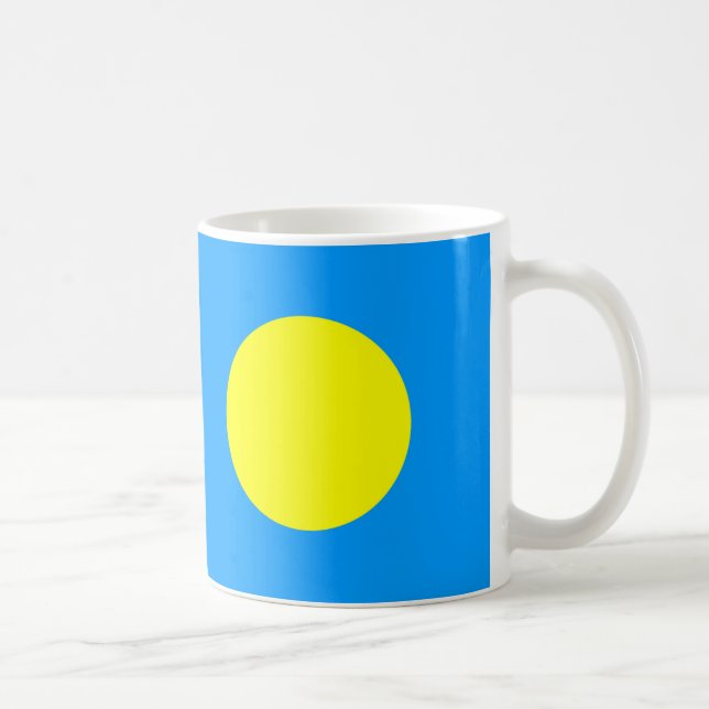 Drapeau Palau Céramique Café Mug (Droite)