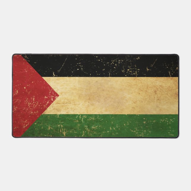 Drapeau palestinien Vintage Grunge (Recto)