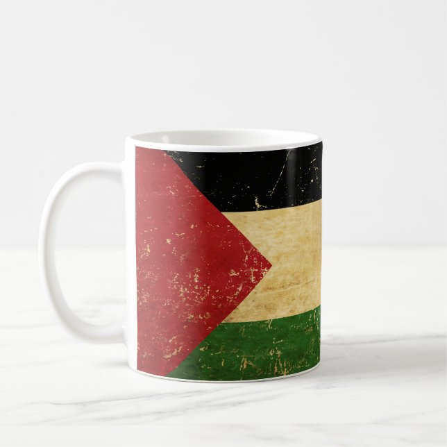 Drapeau palestinien Vintage Mug (Gauche)