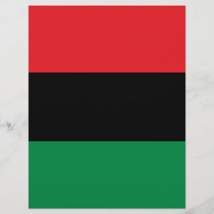 Drapeau panafricain de l'UNIA