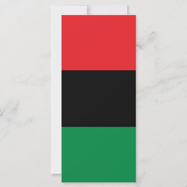 Drapeau panafricain de l'UNIA (Devant)