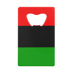 Drapeau panafricain rouge, noir, vert