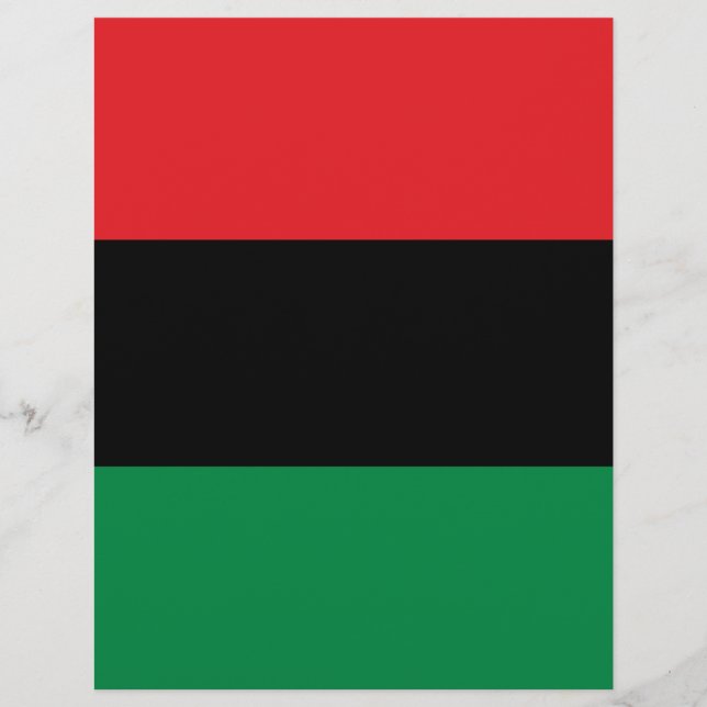 Drapeau panafricain UNIA (Devant)