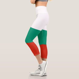 Drapeau patriotique bulgare Capri Leggings