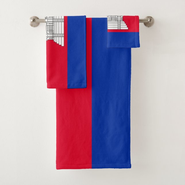 Drapeau patriotique cambodgien (En situation)