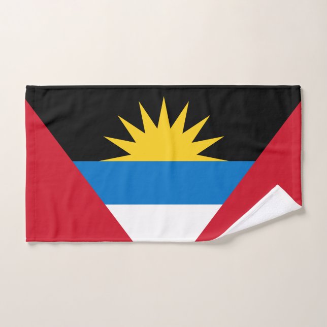 Drapeau patriotique d'Antigua-et-Barbuda (Serviette à main)