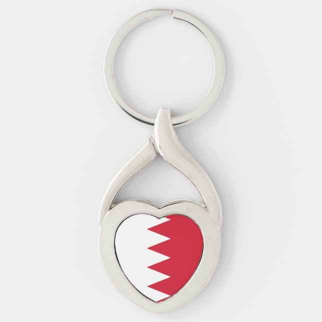 Drapeau patriotique de Bahreïn porte-clés (Devant)