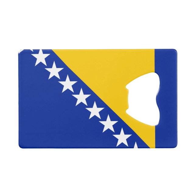 Drapeau patriotique de Bosnie-Herzégovine (Devant (Horizontal))