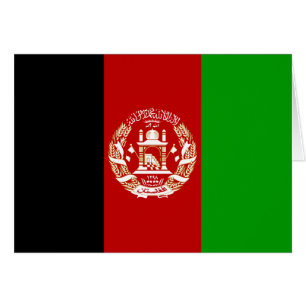 Drapeau patriotique de l'Afghanistan