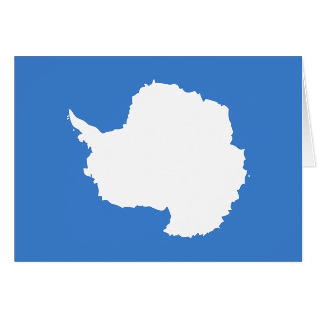 Drapeau patriotique de l'Antarctique (Devant horizontal)