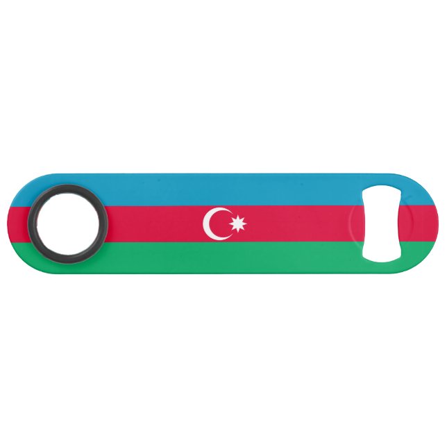 Drapeau patriotique de l'Azerbaïdjan (Devant (Horizontal))