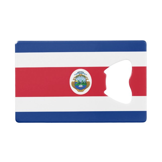 Drapeau patriotique du Costa Rica (Devant (Horizontal))