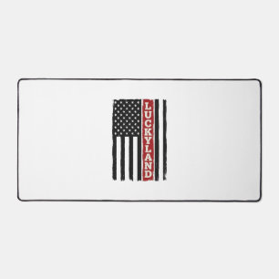 Drapeau patriotique vertical vintage Luckyland