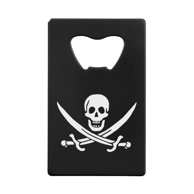 Drapeau pirate crâne épées croisées (Devant)