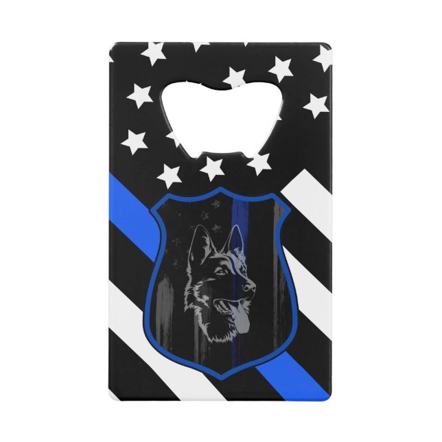 Drapeau Police Dog Bottle Ouvrir (Devant)