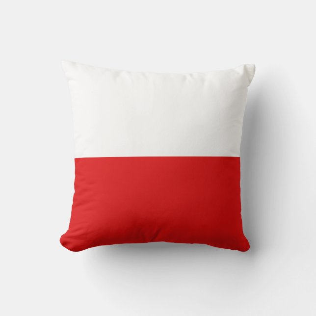 Drapeau polonais x Coussin du drapeau (Recto)