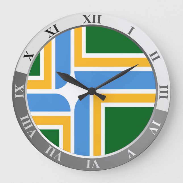 Drapeau Portland Grande horloge (Recto)