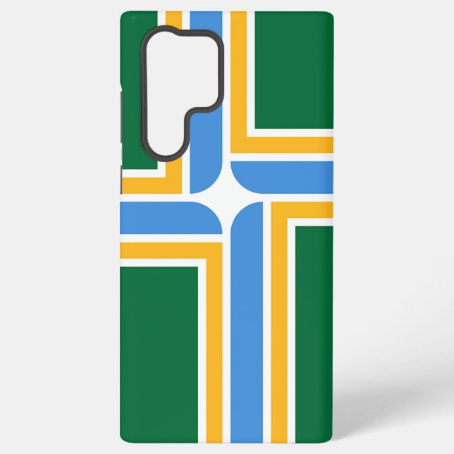 Drapeau Portland Samsung Galaxy S22 Ultra Coque (Verso)