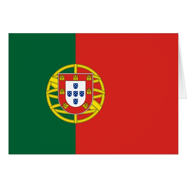 Drapeau portugais (Devant horizontal)
