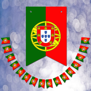 Drapeau portugais & bannières du Portugal / mariag