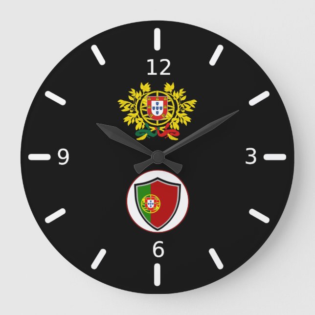 Drapeau portugais-emblème grande horloge (Recto)