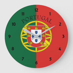 drapeau portugal horloge