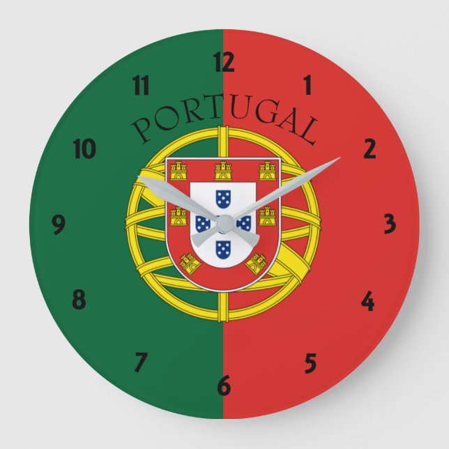 drapeau portugal horloge (Recto)