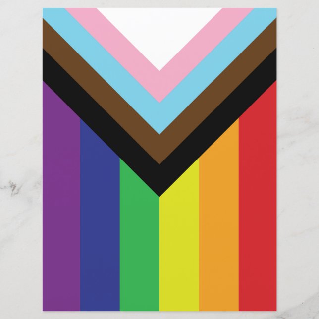 Drapeau progressiste LGBTQIA (Devant)