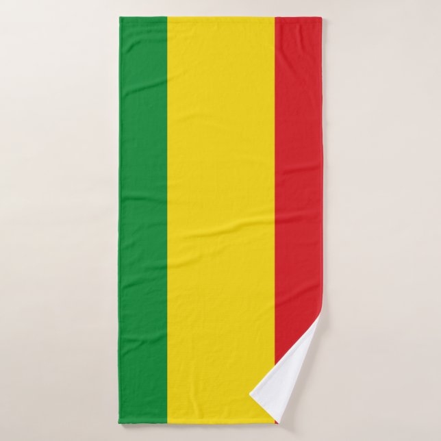 Drapeau rastafari éthiopien Rasta (Serviette de bain)