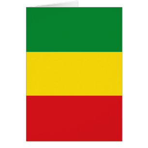 Drapeau rastafarien Rasta Ethiopie