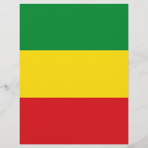 Drapeau rastafarien Rasta Ethiopie