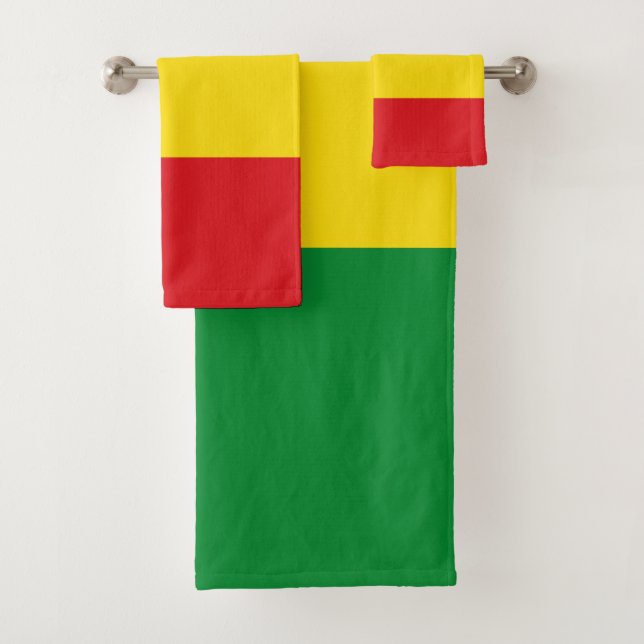 Drapeau rastafarien Rasta Ethiopie (En situation)
