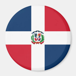 Drapeau République Dominicaine Magnet